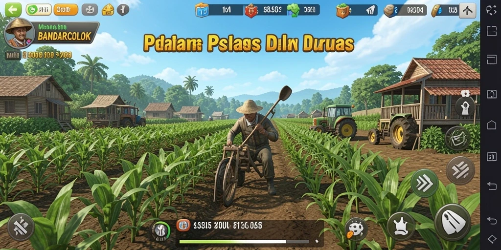 Tampilan gameplay menarik di <strong>BANDARCOLOK</strong> saat mengelola pertanian yang sukses.