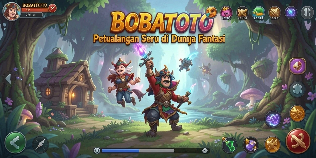 Tampilan gameplay <strong>BOBATOTO</strong> yang penuh warna dan menantang.