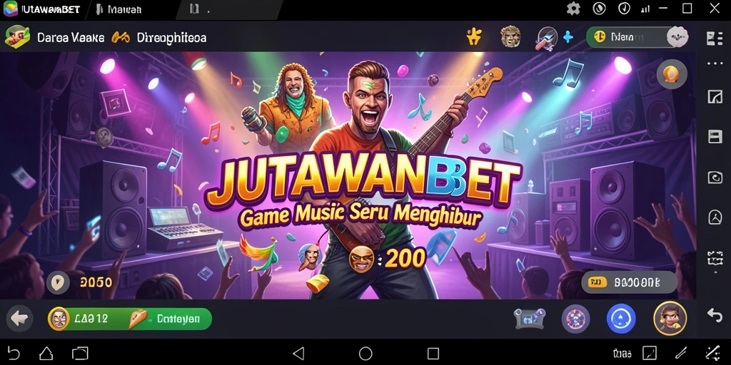 Screenshot gameplay JUTAWANBET menampilkan pengalaman musik yang seru.