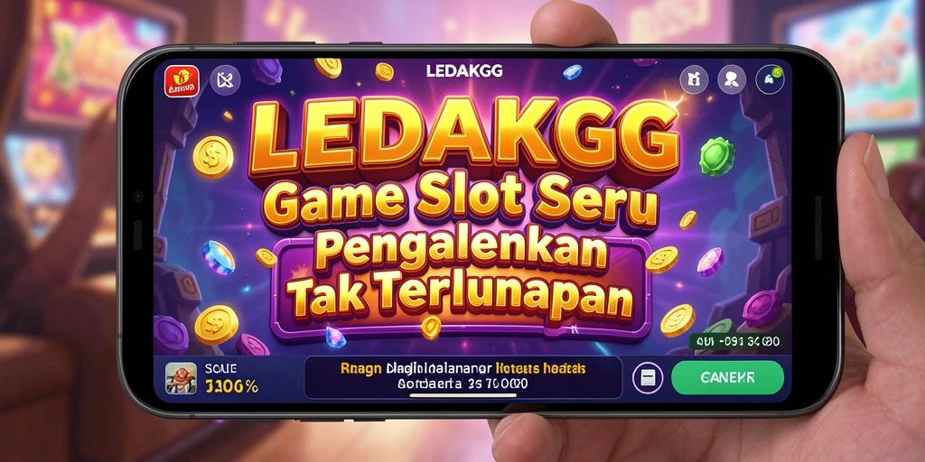 Tampilan menarik dari gameplay slot LEDAKGG.