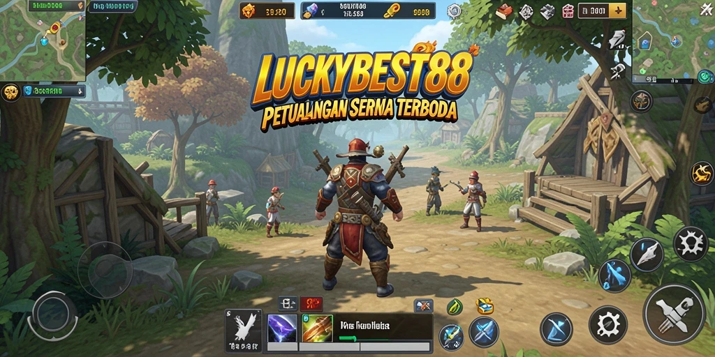 Tampilan gameplay seru di dunia terbuka LUCKYBEST88.