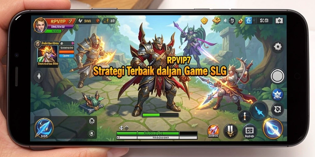 Screenshot RPVIP7 menampilkan aksi pertempuran strategi yang mendebarkan.