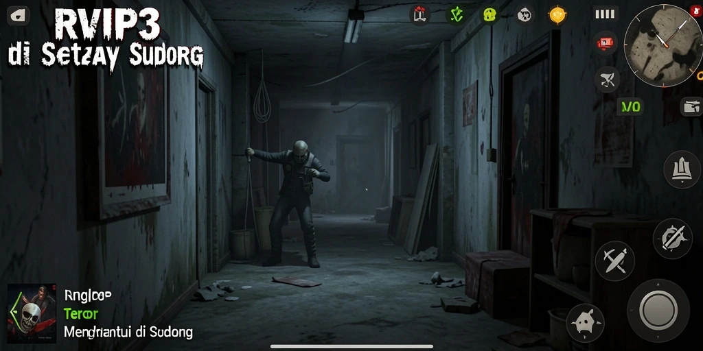 Tangkapan layar gameplay RVIP3 menampilkan momen kengerian yang memukau.