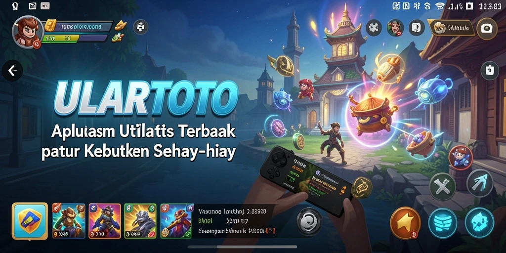 Tampilan antarmuka ULARTOTO yang sederhana dan menarik.