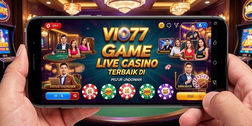 Gameplay mendebarkan VIO77 dengan dealer Live Casino